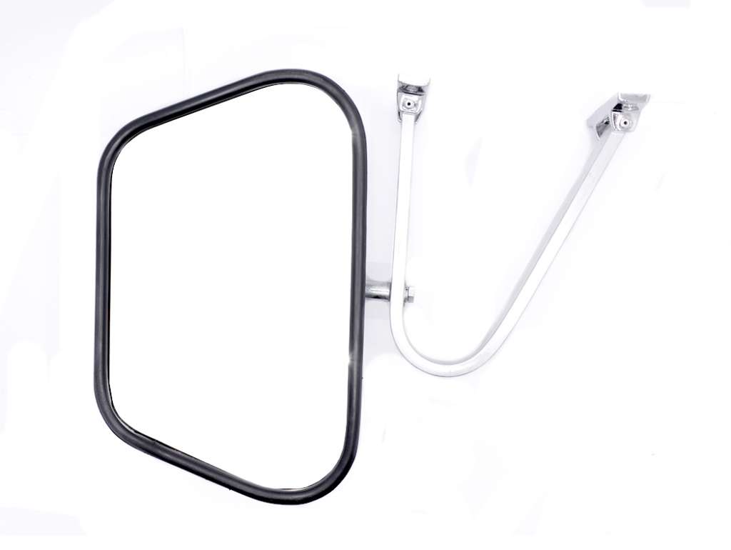 Espejo retrovisor exterior universal negro/cromado
