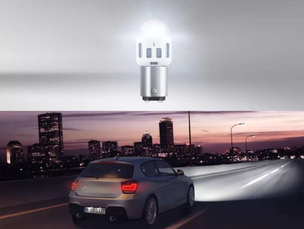 Lámpara LED de 12 Voltios, 21/5 Watts, 2 polos, base de pines desparejos, luz blanca