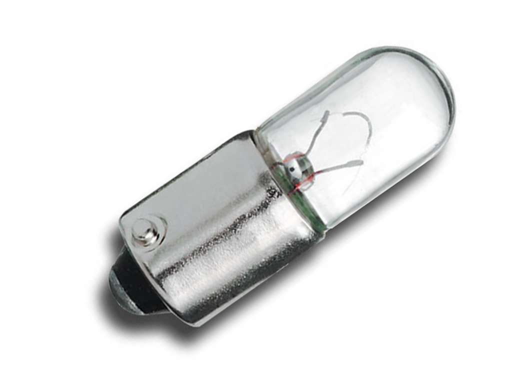 Lámpara de 1 polo 24V 4W con base BAY9S