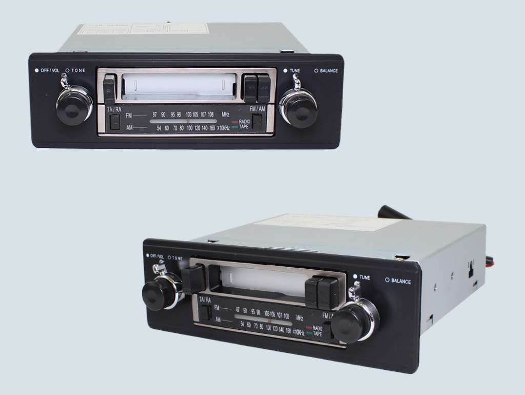 Radio reproductor de cassette manual