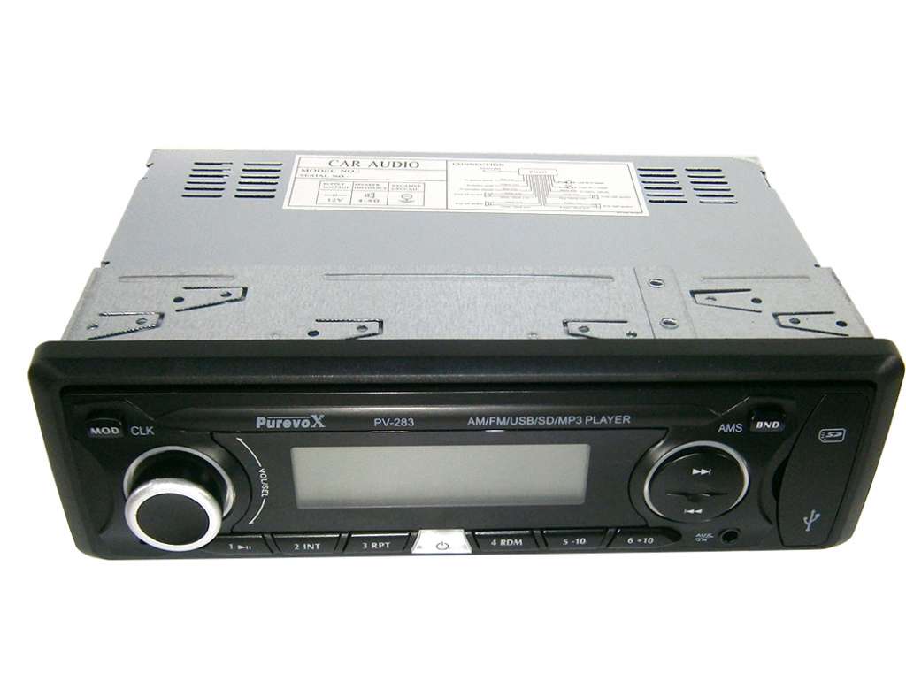 Radio universal AM/FM con MP3, USB y SD, 4x7W
