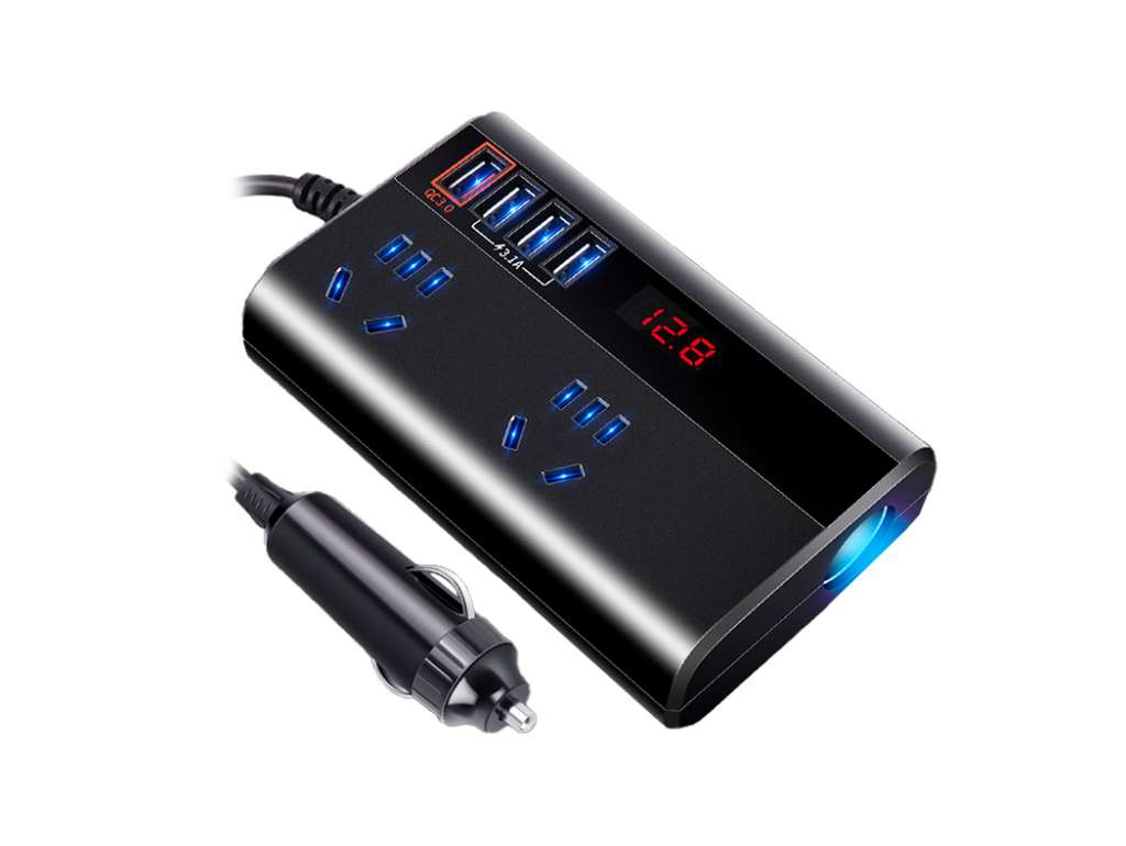 Inversor de corriente 12/24V a 220V 200W