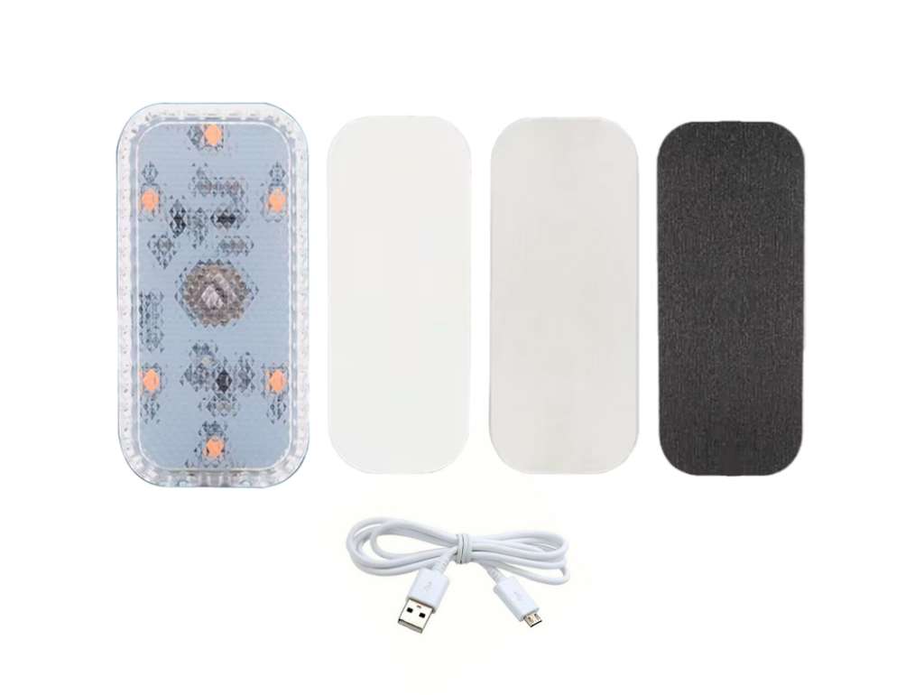 PLAFON UNIV. LED RECARGABLE/MAGNETICO/7 COLORES/USB