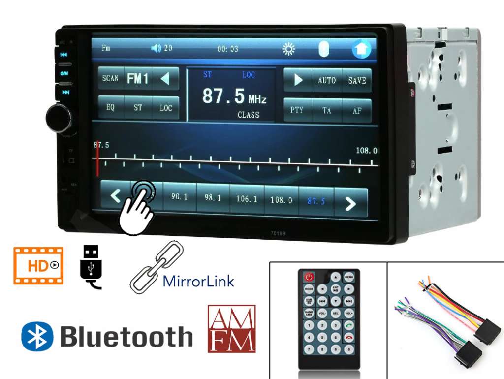 RADIO UNIV. AM/FM/BLUETOOTH/MIRROR LINK