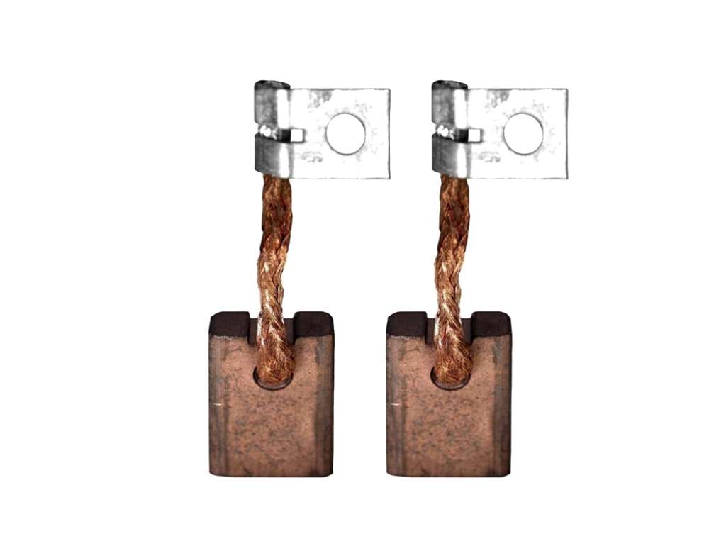 Juego de carbones para motor de arranque y alternador