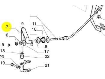 Palanca de embrague para Fiat Uno