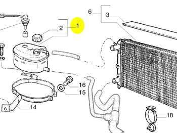 Depósito de expansión de refrigerante