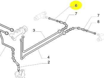 FLEXIBLE FRENO FI PALIO TRAS.DER. RIGIDO
