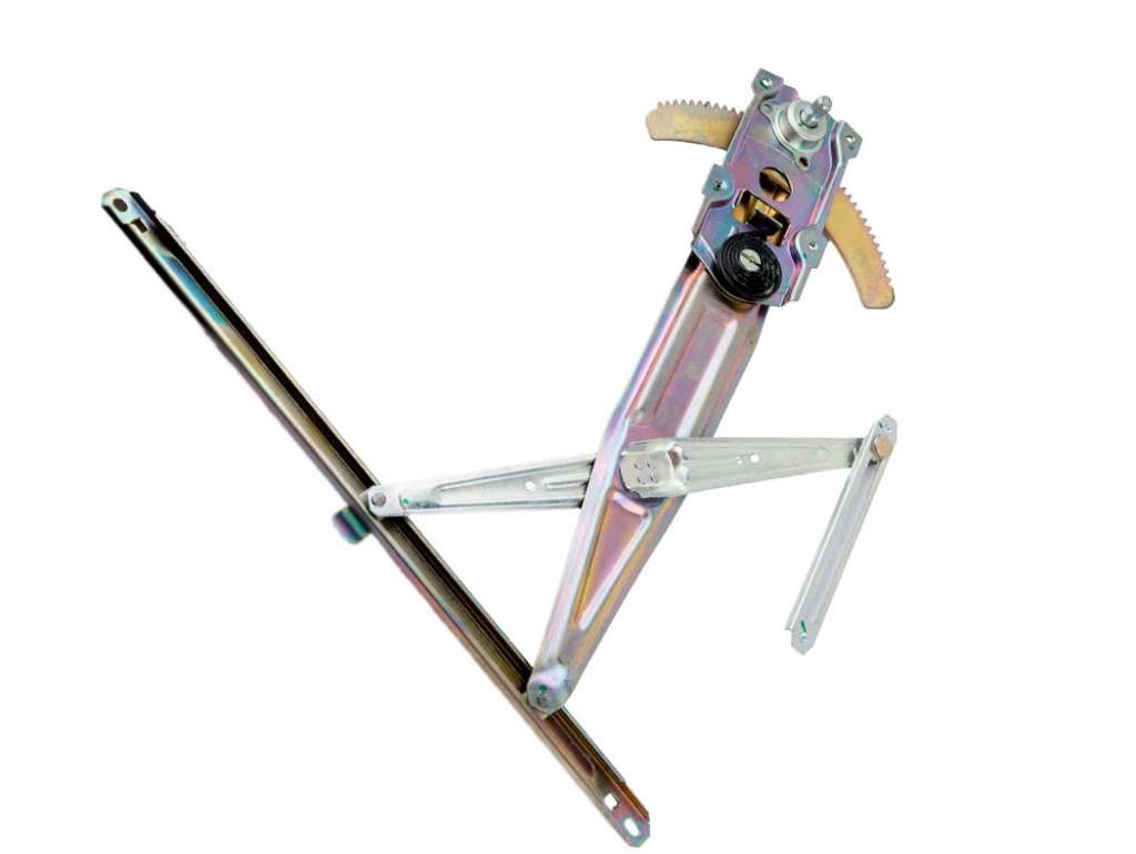 Máquina levanta cristal