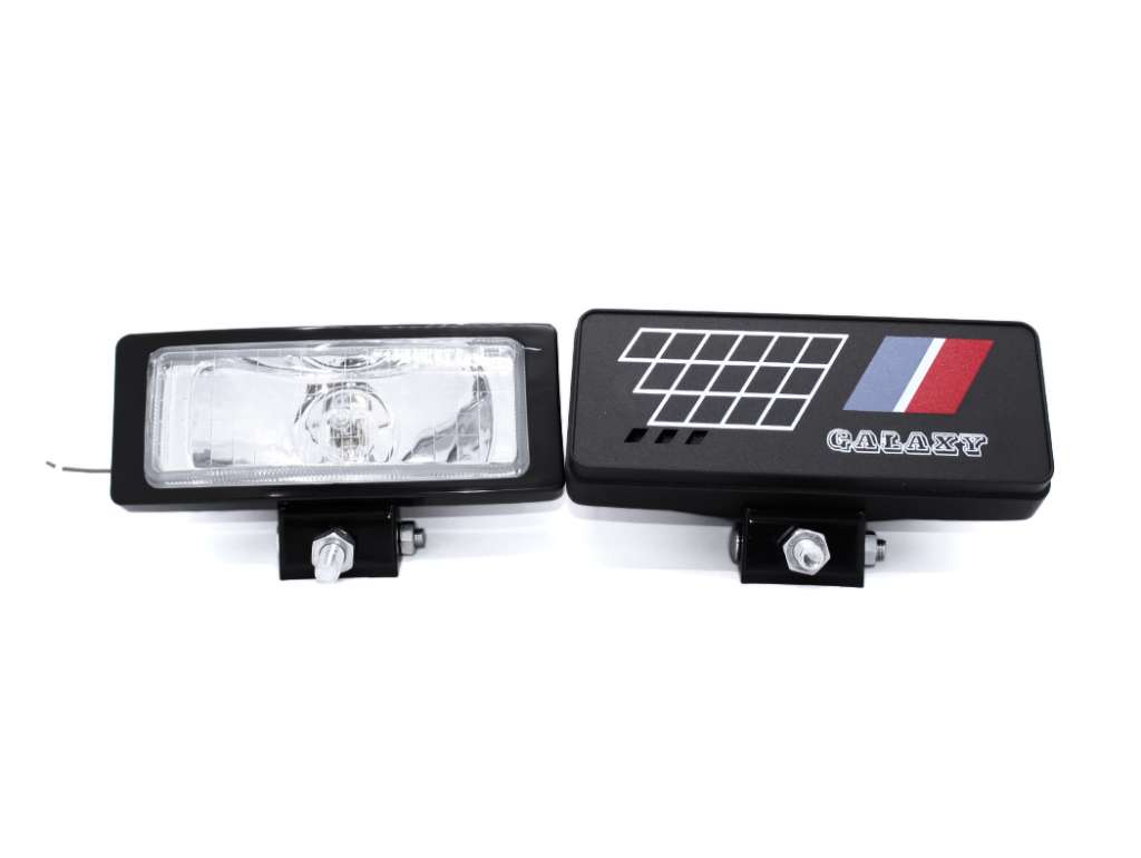 FARO CAMINERO UNIV. 192MM RECTANGULAR BLANCO JGO