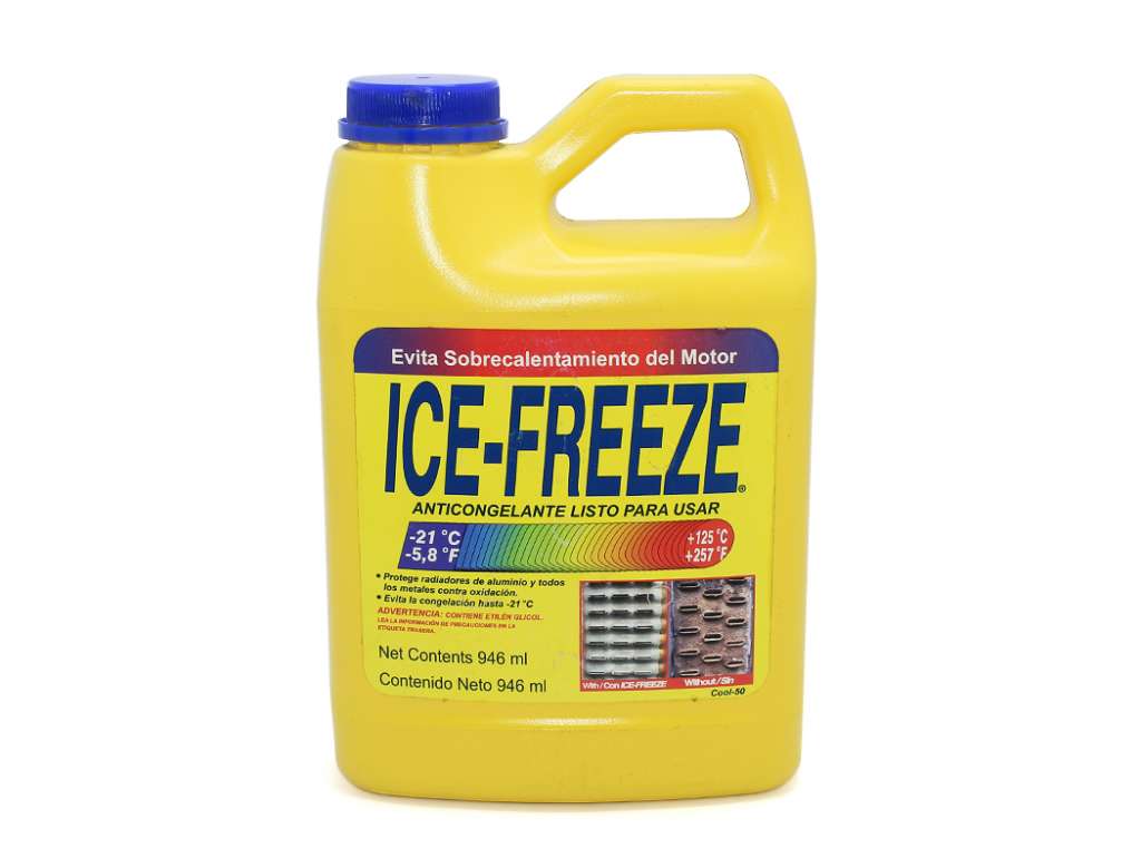 LIQUIDO REFRIGERANTE ANTICONGELANTE LISTO PARA USO 1L