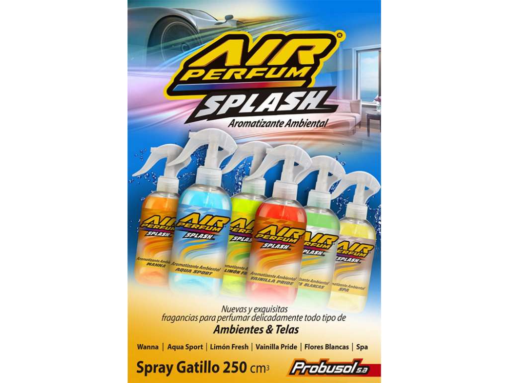 PERFUMADOR     UNIV. 250ML SPRAY SPLASH
