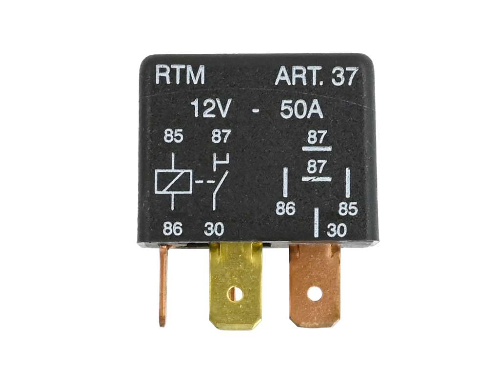 Relay universal 12V 5 terminales sin soporte