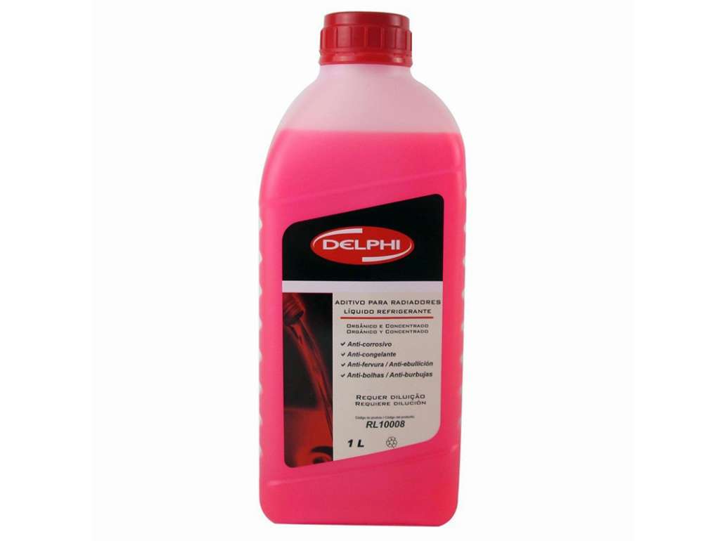LIQUIDO REFRIGERANTE UNIV. 1 LITRO PARA DILUIR ROSA 50-50 ORGANICO