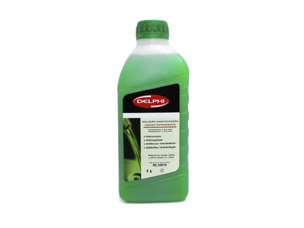 LIQUIDO REFRIGERANTE UNIV. 1 LITRO LISTO PARA USO VERDE INORGANICO