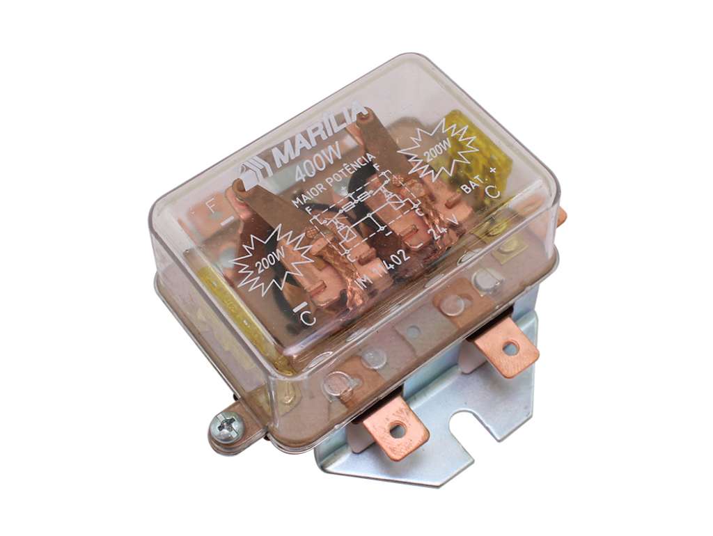 RELAY LUCES DOBLE 24V.