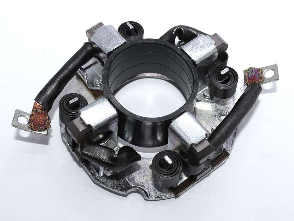 Porta carbones para motor de arranque