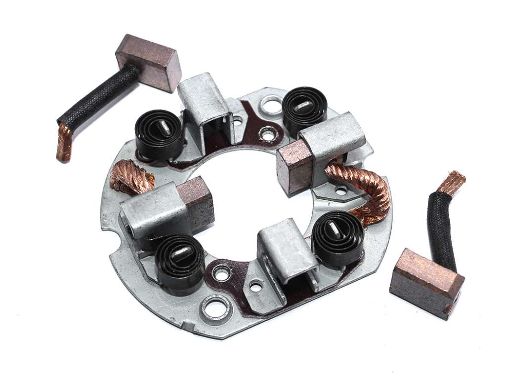 Porta carbones para motor de arranque