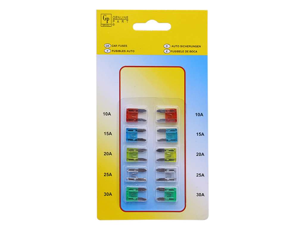 Juego de fusibles de enchufe universal mini surtidos
