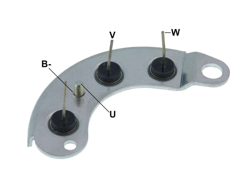 Placa rectificadora alternador