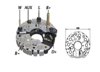 PLACA RECTIFICADORA BOSCH MB 1417 80AMP