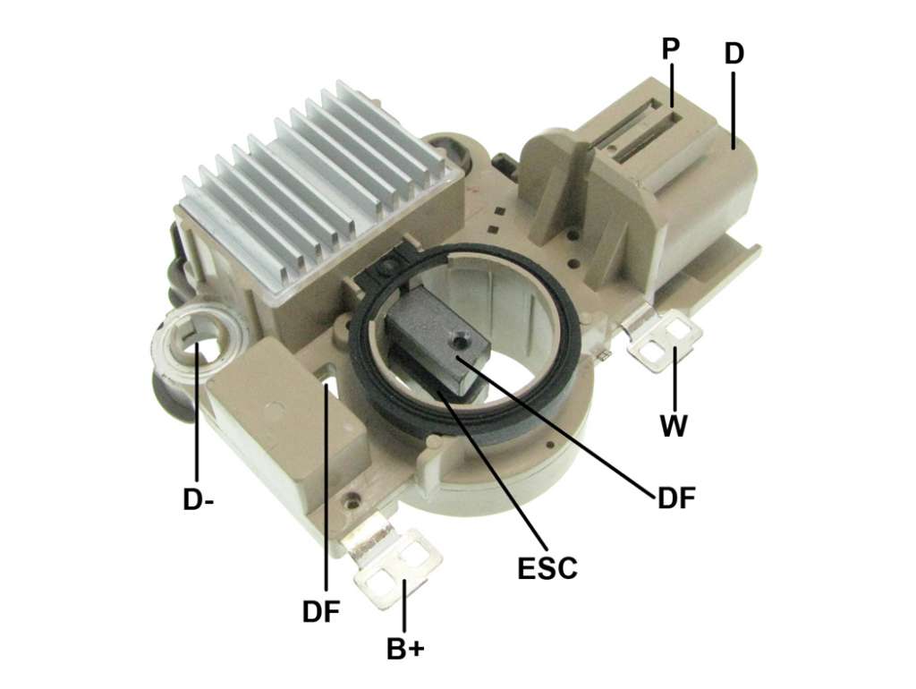 REGULADOR ALTERNADOR MITSUBISHI MA L4 2.3 12V.