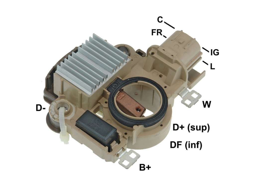 REGULADOR ALTERNADOR MITSUBISHI HO CIVIC 12V.