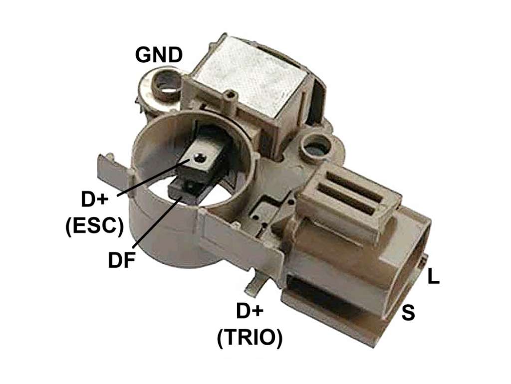 REGULADOR ALTERNADOR MITSUBISHI NI SENTRA 12V.