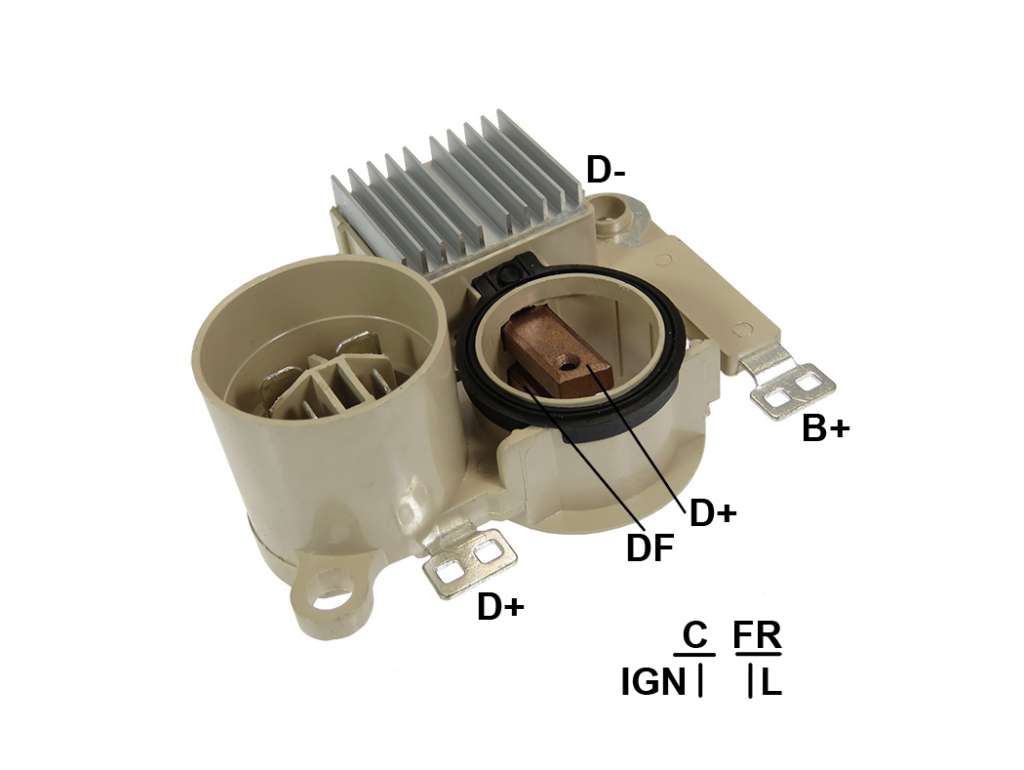 REGULADOR ALTERNADOR MITSUBISHI HO CIVIC 1.5/1.6 12V.