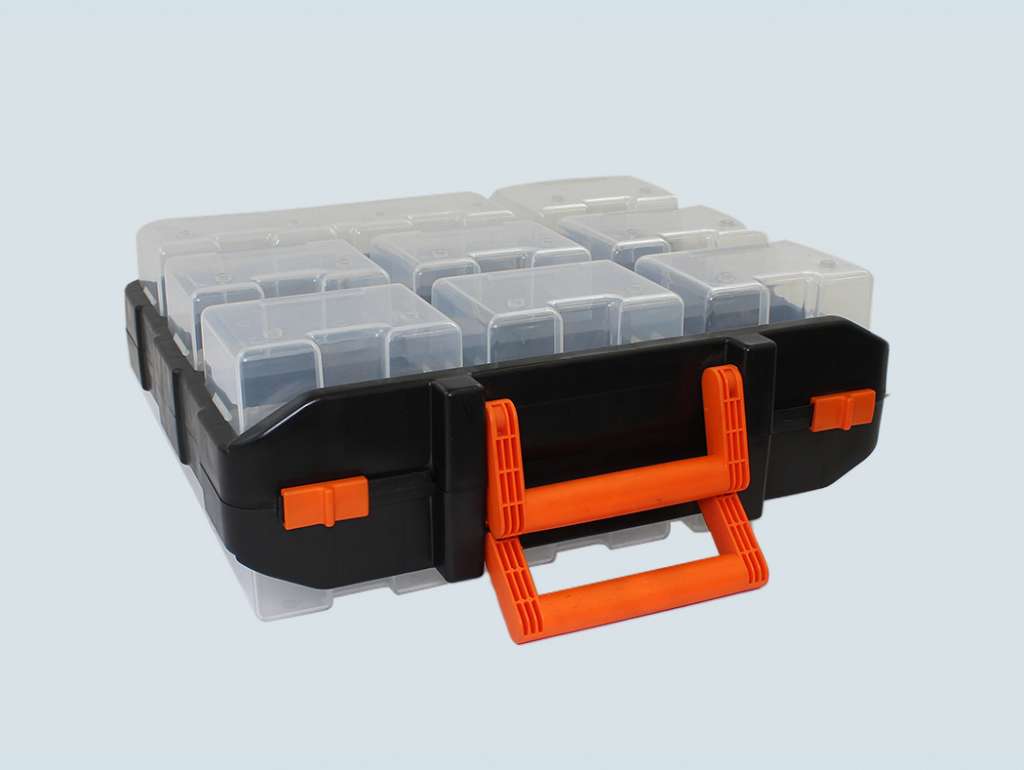 Caja de herramientas universal doble
