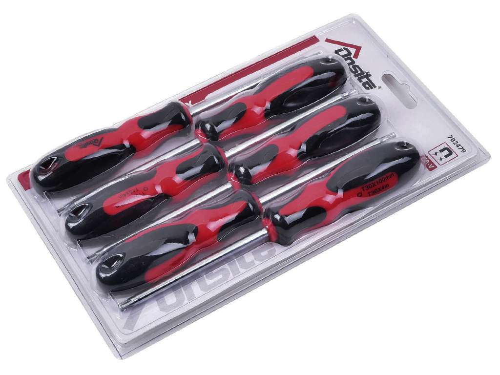 Kit de destornilladores Torx universal de 6 piezas