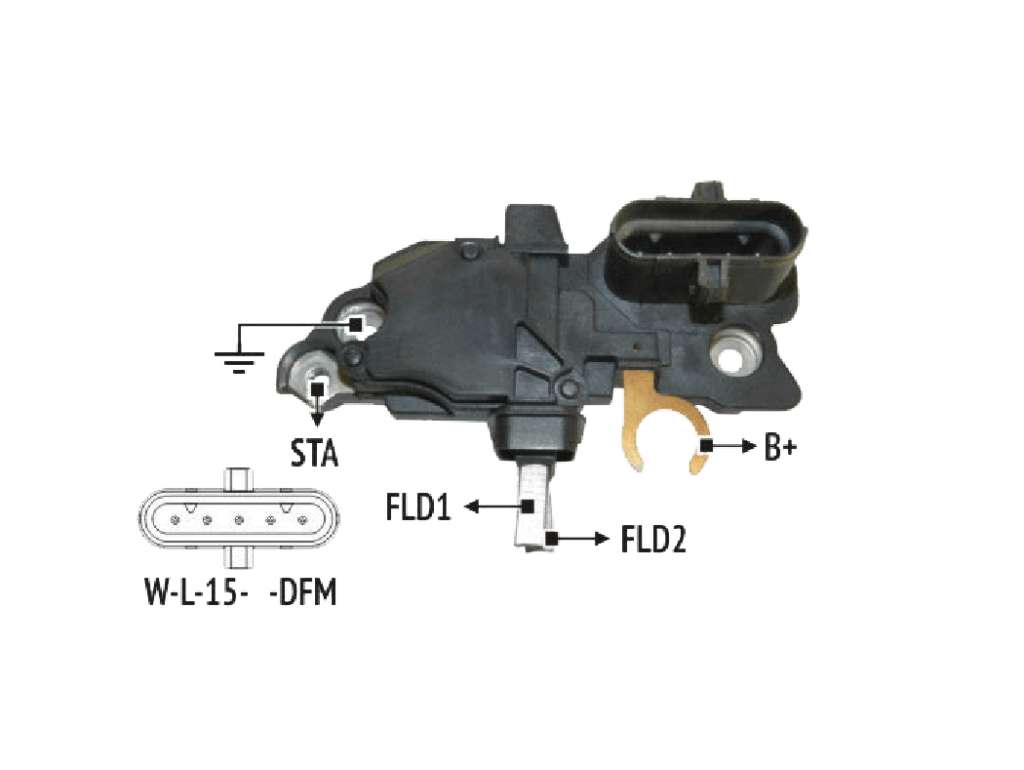 REGULADOR ALTERNADOR BOSCH SC 24V.