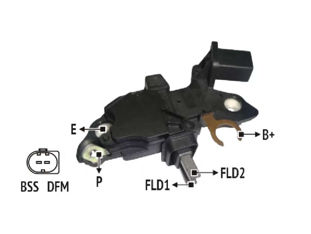 REGULADOR ALTERNADOR BOSCH MB 05/06 12V.