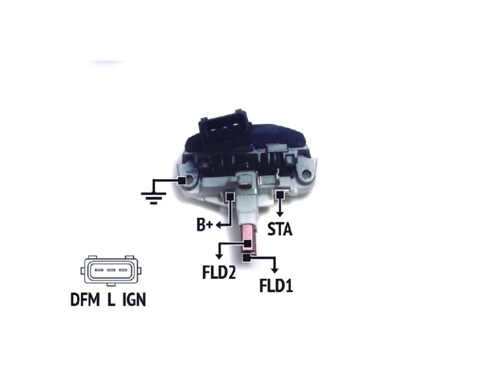 REGULADOR ALTERNADOR BOSCH BMW 528/325/MB 12V.