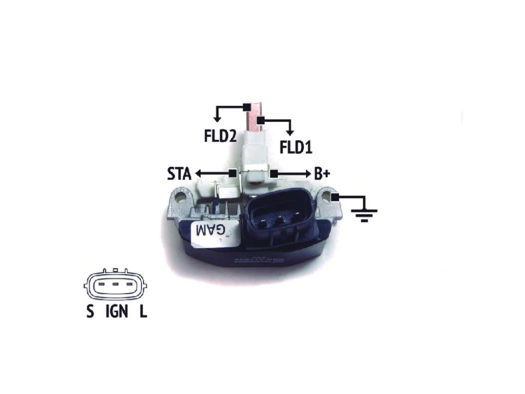 REGULADOR ALTERNADOR BOSCH IV EUROTECH 24V.