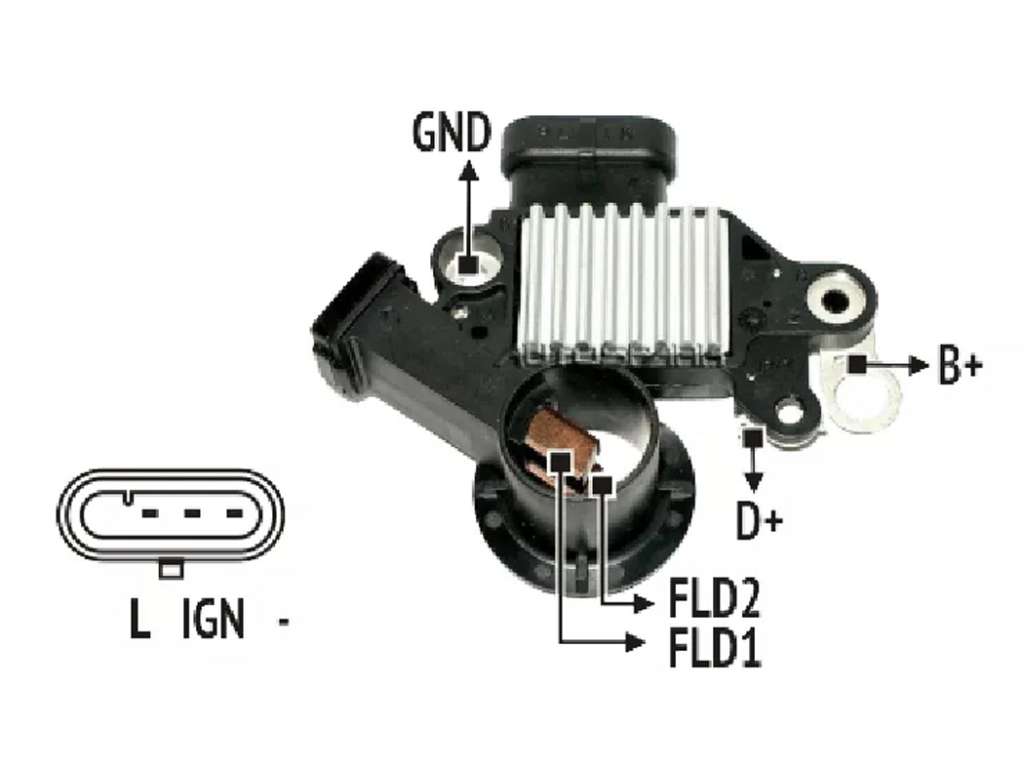 REGULADOR ALTERNADOR DELCO GM NUEVOS 12V.