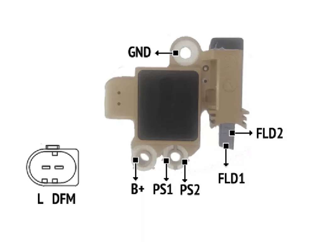 REGULADOR ALTERNADOR VALEO PE 206/207/CI C3