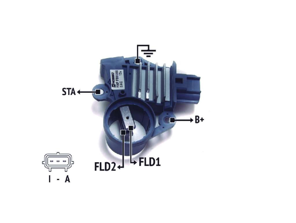 REGULADOR ALTERNADOR FO F100 4.9/F150 12V.