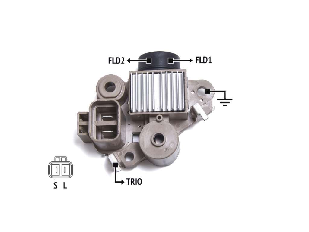 REGULADOR ALTERNADOR MANDO BOBCAT 12V.