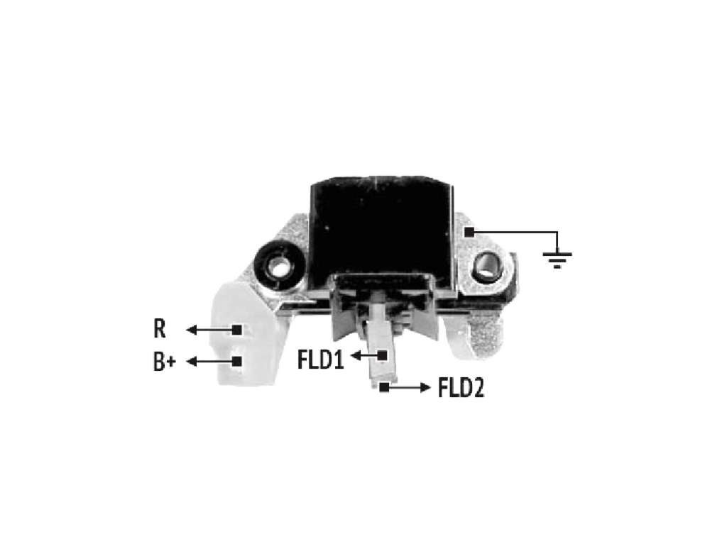 REGULADOR ALTERNADOR MITSUBISHI FO COURIER/MI L200/LANCER/COLT 12V.