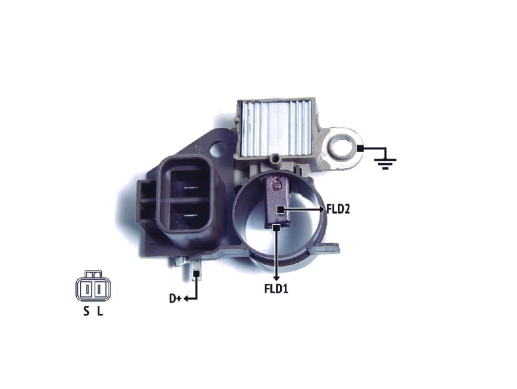 REGULADOR ALTERNADOR MITSUBISHI HY ACCENT/EXCEL/MI L300/ECLIPSE