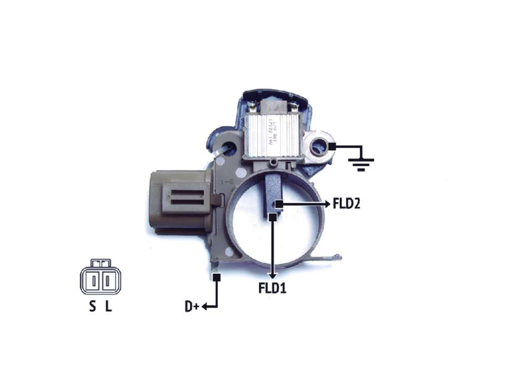 REGULADOR ALTERNADOR MITSUBISHI MI L200/MONTERO 12V.