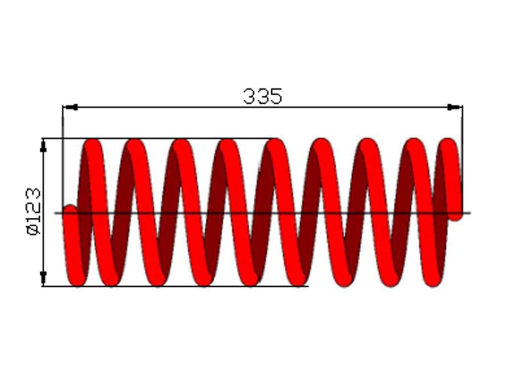 ESPIRAL TRASERO VW SAVEIRO 90/06 C/UNO
