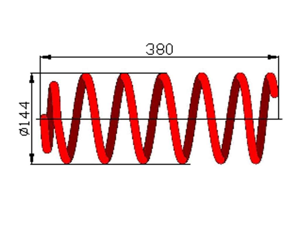 ESPIRAL DELANTERO VW GOL/ETC. 96/99 C/UNO