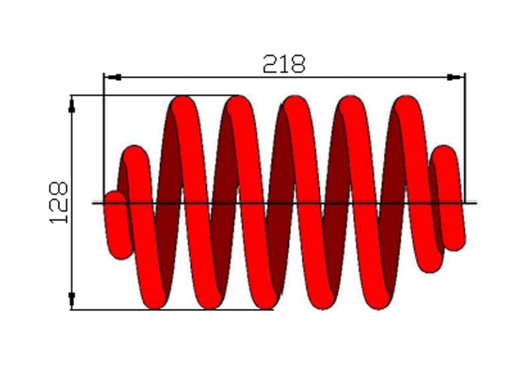 Espiral de suspensión trasero Renault Clio II