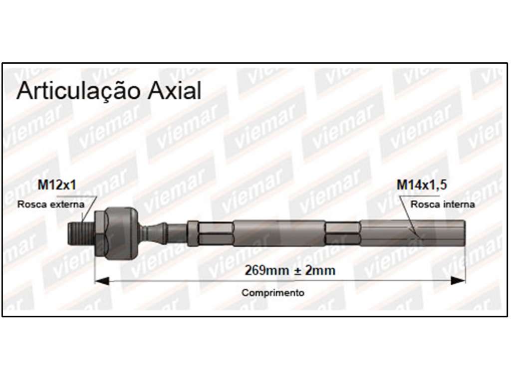 PUNTERO CREMALLERA RE 19 RN/RT/EXPRESS 266MM