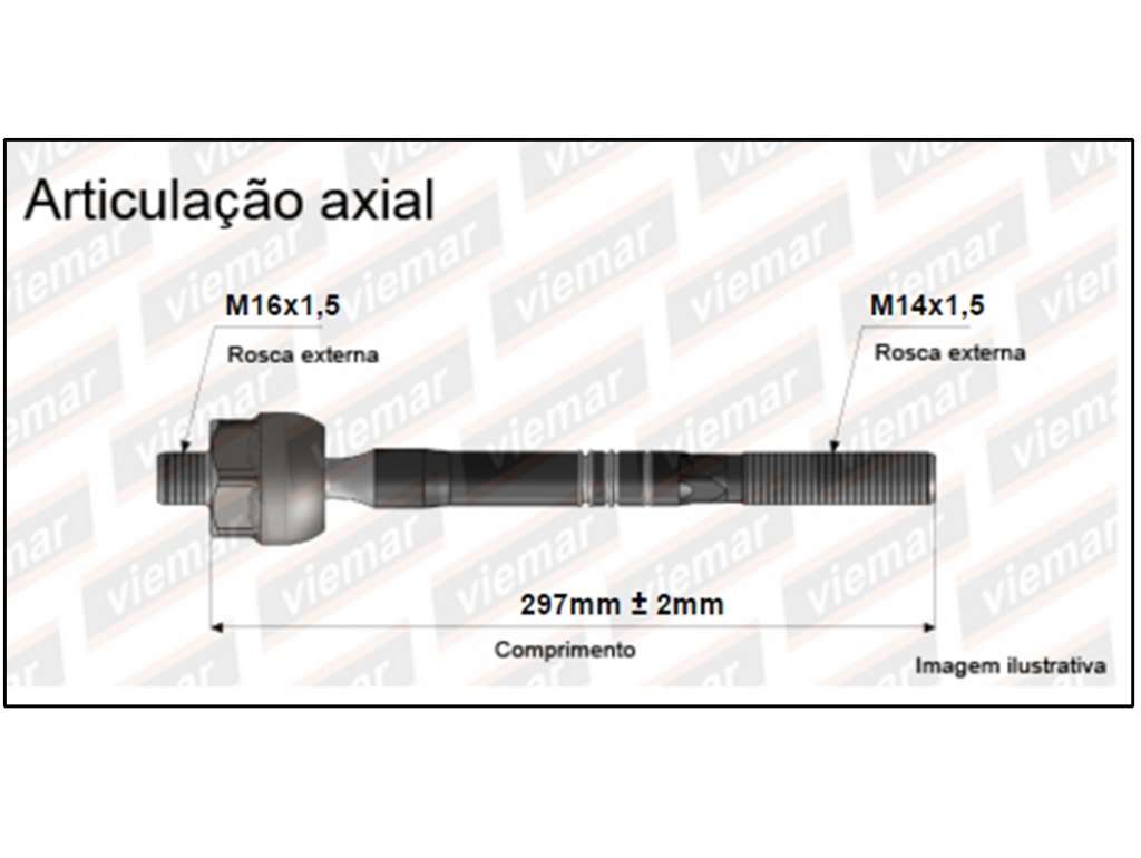 PUNTERO CREMALLERA HY ELANTRA DH 92/93 /RE CLIO IV 14MM