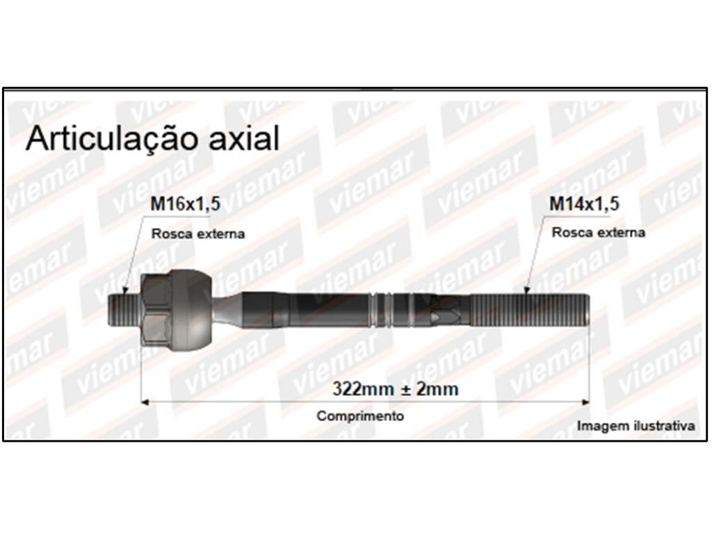 PUNTERO CREMALLERA HY SONATA 94/.. DH 324MM