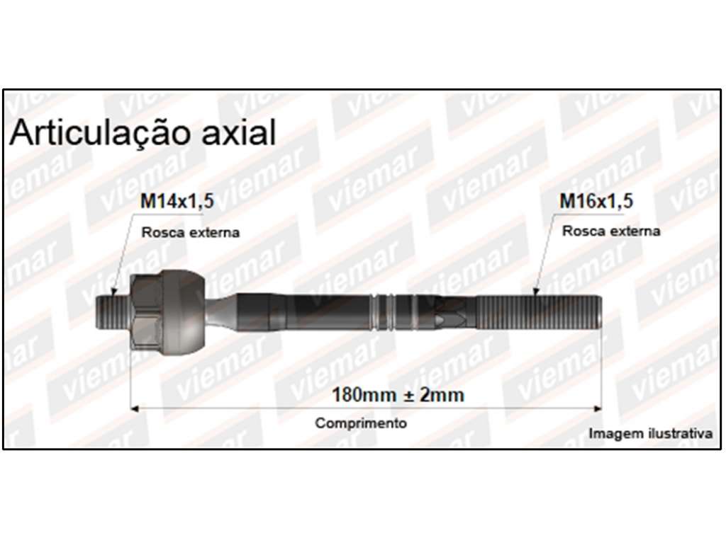 PUNTERO CREMALLERA RE MASTER 14/16MM 180MM