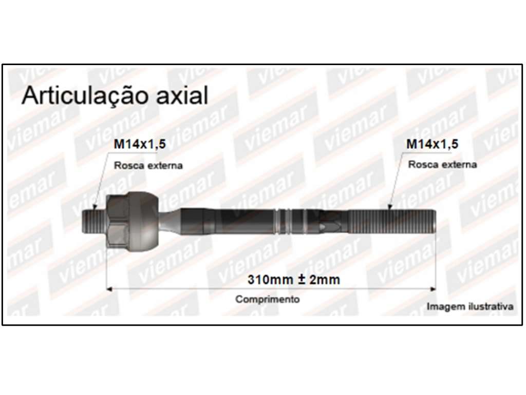 PUNTERO CREMALLERA CHERY TIGGO 09/.. TO COROLLA 90/..